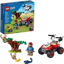 LEGO City Wildlife Rescue ATV 60300 조립 키트 재미있는 야생 동물 놀이 세트 아동용 최고의 장난감 2021년 신제품(74피스)