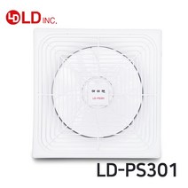자동개폐형 30Cm 환풍기/강력한 흡기 환기배기, LD-PS301(사각), 1개