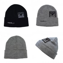 위월천 아트웍 기본 니트 비니 빅사이즈비니 겨울비니 대두비니