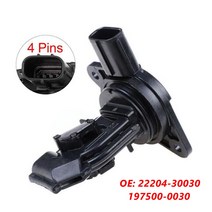22204-30030 MAF 질량 공기 유량계 센서 Toyota Yaris Hiace Hilux 2GDFTV Land Cruiser 1GDFTV 197500-00, 한개옵션0