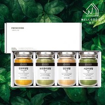 [웰굿]자연담은 천연조미료 4종 선물세트 3B단호박외 3종+선물박스 쇼핑백, 없음