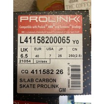 Solomon 살로몬 스키 부츠 Salomon S/lab Carbon skate prolink, UK 6.5 USA 7 EUR 40