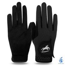 승마 장갑 미끄럼 방지 말 장갑 자전거 손가락 스포츠 퍼플 드롭, s, 검은색, 검은색