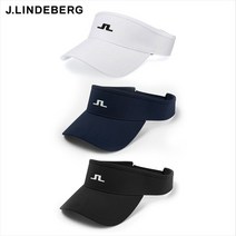 [제이린드버그] [J.LINDBERG] 남성 골프 바이저 / 야덴 바이져 / 썬캡 모자, 색상:블랙 / 사이즈:One Size
