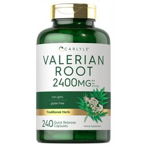 Carlyle Valerian Root 미국 칼라일 하이 포텐시 발레리안 루트 2400mg 240 캡슐