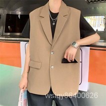 봄가을 간절기 남성 조끼 베스트가디건 자켓 빅사이즈
