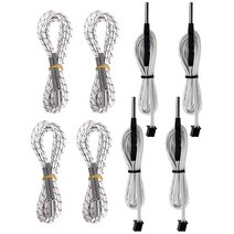 24V 50W 업그레이드 된 카트리지 히터 튜브 4pcs 및 업그레이드 된 온도 센서 HT-NTC 100K 4PCS 압출기 3D 프린터 액세서리, 하얀, 하나