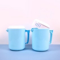 반죽 주전자 플라스틱 와플 반죽통 디스펜서