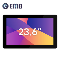 이엠비 24인치 안드로이드 태블릿 PC 터치 큰 대형 대화면 유아 교육용 인강용 산업용 광고용 차량용 유튜브