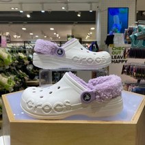 크록스 NC15 바야 라인드 퍼즈 화이트 206633-577