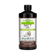네이처스웨이 오가닉 MCT MCT오일 887ml 로르산 라우릭애씨드 중쇄지방산 카프릴산, 1개