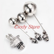 큰유량 플로트 밸브 스테인레스 스틸 304 온수 보일러 히트 펌프 워터 타워 저장 탱크용, 01 DN15 brass