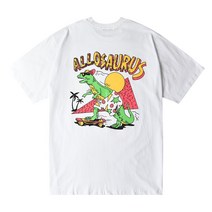 핫코드 남녀공용 국내생산 프린팅 레터링 반팔 티셔츠 ADS361