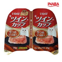 이나바 챠오 트윈컵 70g 고양이간식, IMC-214 가다랑어+가다랑어포