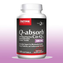 자로우 Q-absorb CoQ10 100mg 120캡슐 가네카사 고흡수율 미토콘드리아 식물성