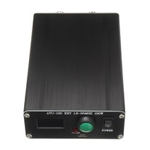 휴대용 소형 스펙트럼 분석기 atu100 1.8-30mhz 자동 단파 안테나 튜너 usb-c 충전식 0.96inch oled 디스플레이 안테나 코디네이터, 한개옵션0