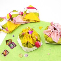 [만꾸] 꽃잎 복주머니(5개)