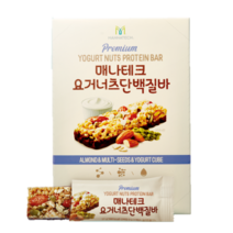 매나테크 요거너츠 단백질바 (40g x 10개입) 영양 가득한 프리미엄 건강 간식, 단백질바 1박스