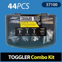 토글러(TOGGLER) 석고앙카 44종세트 (57100) 동공앙카 플라스틱앙카 다용도앙카, 1개