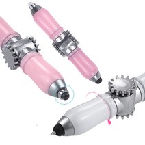 아이폰13 프로맥스/13미니 4in볼펜 일체형터치펜/피젯스피너/램프, BD154-Pink