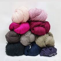 캐시울 캐시미어 울100% 고급실 뜨개실 부전모사, 대바늘, 100g, 13.커피