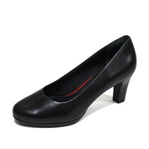 락포트 토탈모션 레아 펌프스 힐 미디움 7cm 블랙 여자 정장 구두 신발 CH2350