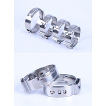 파이프클램프 아시바조인트 클립 h빔 이형 클램프 10pcs 6.5mm-11.8mm 스테인레스 스틸 304 단일 귀 호스 hw179, 12-14.5mm, 02 12-14.5mm