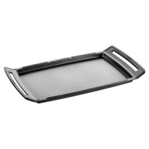 STAUB 주철 플랜차/더블 버너 그리들 47 x 249 cm(185 98 인치) 흑연, 단일사이즈