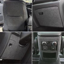 포드 익스플로러 플래티넘 2021 스크래치 방지 도어커버 글러브박스 도어하단 트렁크커버 캠핑 차박, 1열 시트후면(포켓유) 프리미엄 커버