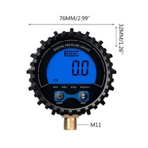 공기압 게이지 측정기 자동차 공기주입기 타이어 공기압 체크 255 Psi 디지털 공기 타이어 압력 게이지 고, 01 4