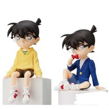 명탐정 코난 피규어 아민 형사 액션 완구 2 개/세트 국수 스토퍼, no retail box