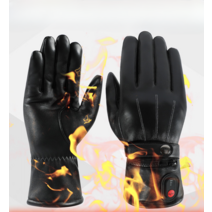 USB 충전식 발열 장갑 오토바이 보드 스키 방수 열선 방품, XL--클래식 모델 원래 3000mAh 배터리 포