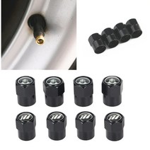 자동차 휠 타이어 에어 밸브 캡 스템 커버 Opel Kia Vw Lexus Hyundai Volvo Mazda 닛산 포드 스코다 시보레, [25] for Black volkswagen