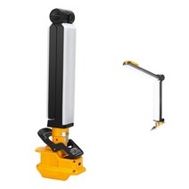 Choerinton 2400LM LED 작업 조명 Dewalt 14.4V-20V 배터리와 호환 270° 회전 손전등 클립 온 랜턴 자동차 수리 캠핑 비상 USB 휴대폰 충전, 1개