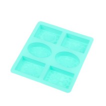 비누만들기diy 실리콘몰드제작 수제 디자인 석고 방향제 몰드 6캐비티 직사각형 타원형 실리콘 비누 금형, 02 GN