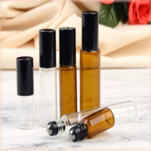 3ml 5ml 10ml 롤러볼 향수 공병 롤온 롤러헤드 금속볼, 기본, 투명 - 10ml