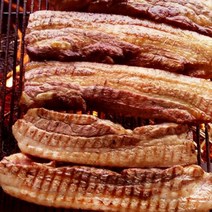 오원곤 프리미엄 짚불삼겹살 400g 통삼겹 초벌 삼겹살 바베큐 숙성 초벌후무게
