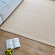 밤바브 멀티 스트라이프 라탄 룩 여름 러그 10size