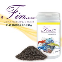 핀 엑스퍼트 프리미엄 관상어사료, 핀 P-40 에너지&바운스 가재사료 240g