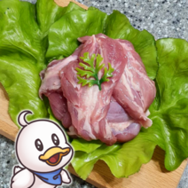한결컴퍼니 생 오리목살 1kg 냉동 무항생제 손질 생오리목살 오리고기, [한결컴퍼니] 생오리 목살 1kg