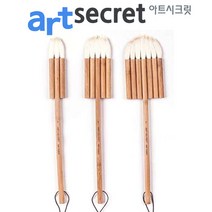새한아트 아트시크릿 2690FB 수채화 및 동양화용 양모 브러쉬, 1개, 7호