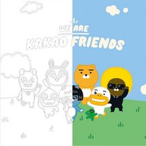 DIY 그리기 페인팅 카카오프렌즈 우리는친구-스카이 40X40 DIY 그림그리기 명화 그리기 셀프 색칠공부 방꾸미기 아이 성장발달 교육놀이 겨울방학 집콕놀이, 단품