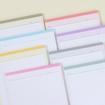 [B5 필기의 정석] 모눈 노트 패드 패드형 필기용 공책 메모패드, 04.라일락(Lilac)