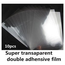 견본 A4/A3/A3 + 크기의 100% 투명 양면 접착 필름 조각 강한, 05 A3 plus 329x483mm