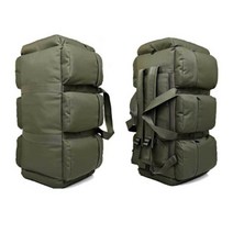 장기여행 백패킹용 대형 90L 방수 배낭 (카키) 남자 남성 가벼운 군용가방