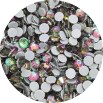 Ss10 ss12 ss16 핫 픽스 라인석 크리스탈 슈퍼 반짝이 납유리 직물 의류용 43 색상, [04] ss20  1440pcs, [16] Green flame