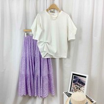 베라 소매볼륨 반팔티셔츠