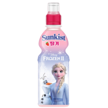 썬키스트 키즈 겨울왕국 딸기맛 음료, 210ml, 5개
