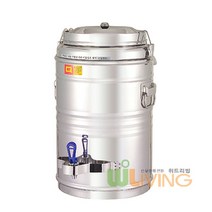 [AAX_7712945] 보온보냉물통 20호(20L)물끓이기X 커피160잔280x600 행사용물병 대형물통 단체급식물통 스텐물통 수도꼭지물통, 본품
