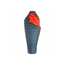 빅아그네스 Torchlight 침낭 슬리핑백: 20F Down, Slate/Orange, Reg/Left Zip, 1개